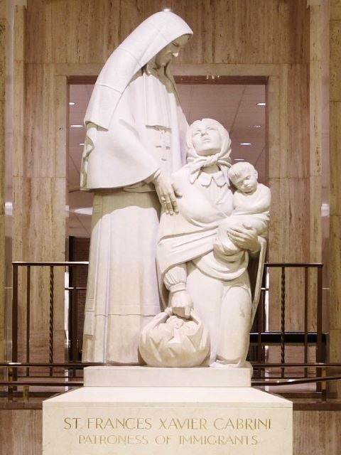 Statue of Mother Cabrini in the Shrine of the Immaculate Conception